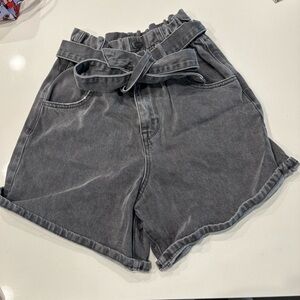 Paper Bag High Waisted Shorts